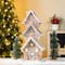 Glitzhome® 18.5" Lighted Resin Christmas Gingerbread House Table Decor